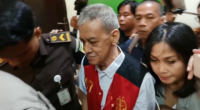 Fariz RM di Pengadilan Negeri Jakarta Selatan, Selasa (1092025).